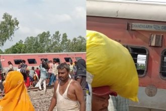 चंडीगढ़-डिब्रूगढ़ एक्सप्रेस के 12 डिब्बे पटरी से उतरे, चार की मौत