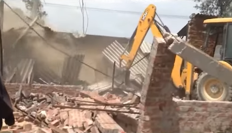 Ayodhya Rape Case Bulldozer Action on Accused SP Leader